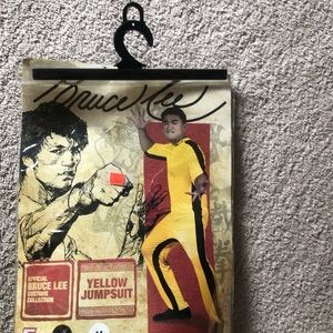 Bruce Lee Halloween costume, worn once Sz medium